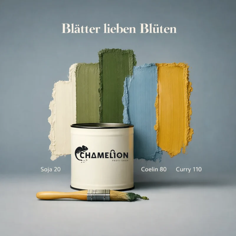 Premium Color - Trendfarbe 2024 - Blätter lieben Blüten