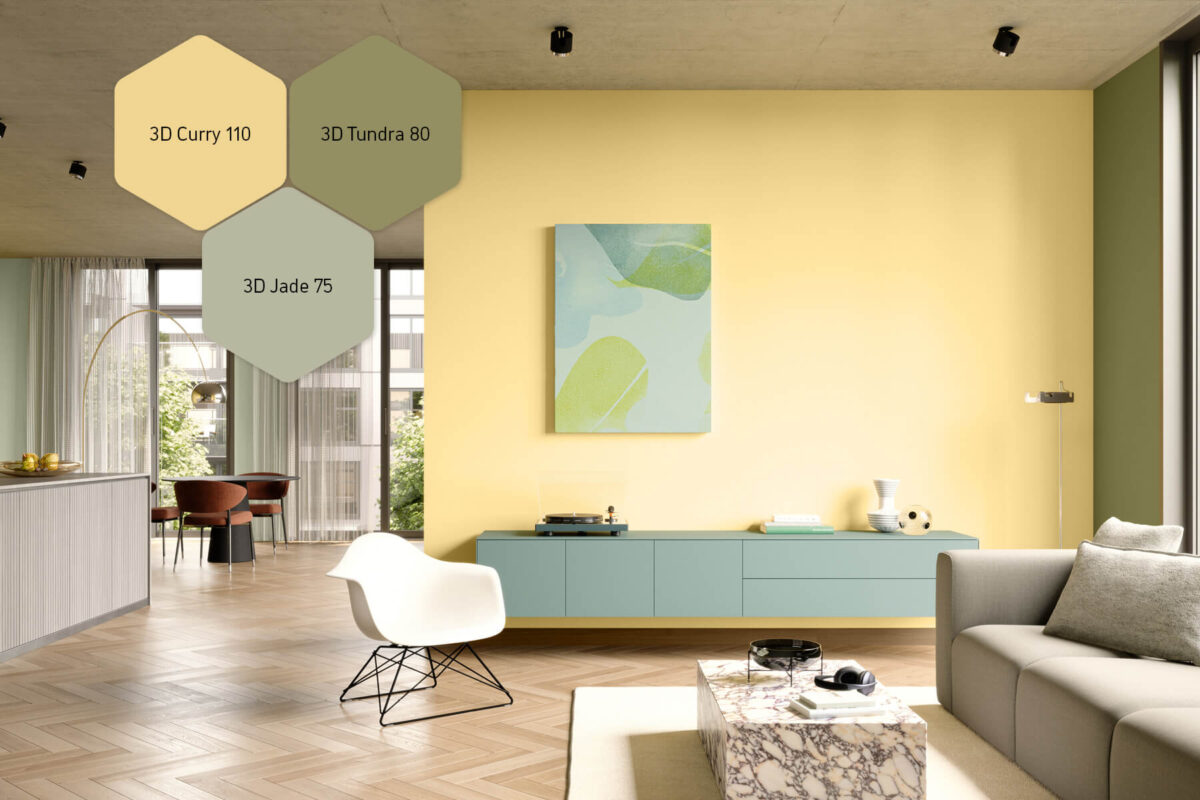 Premium Color - Trendfarbe 2024 - Blätter lieben Blüten