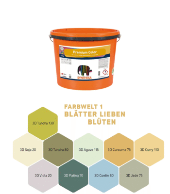 Premium Color - Trendfarbe 2024 - Blätter lieben Blüten