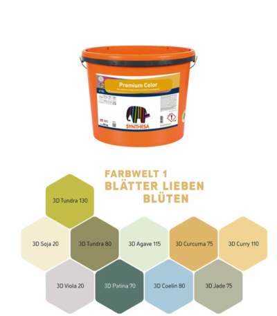 Premium Color - Trendfarbe 2024 - Blätter lieben Blüten
