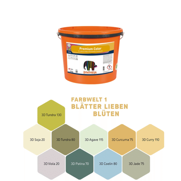 Premium Color - Trendfarbe 2024 - Blätter lieben Blüten