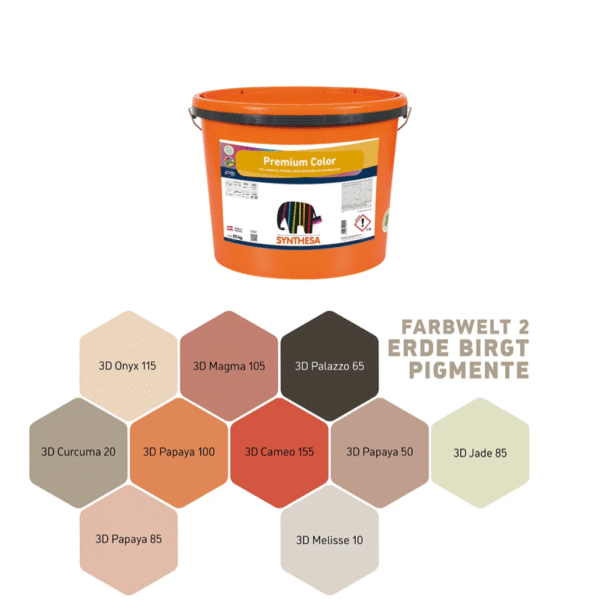 Premium Color - Trendfarbe 2024 - Erde birgt Pigmente