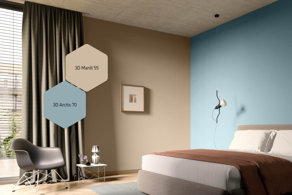 Premium Color - Trendfarbe 2024 - Himmel trifft Landschaft